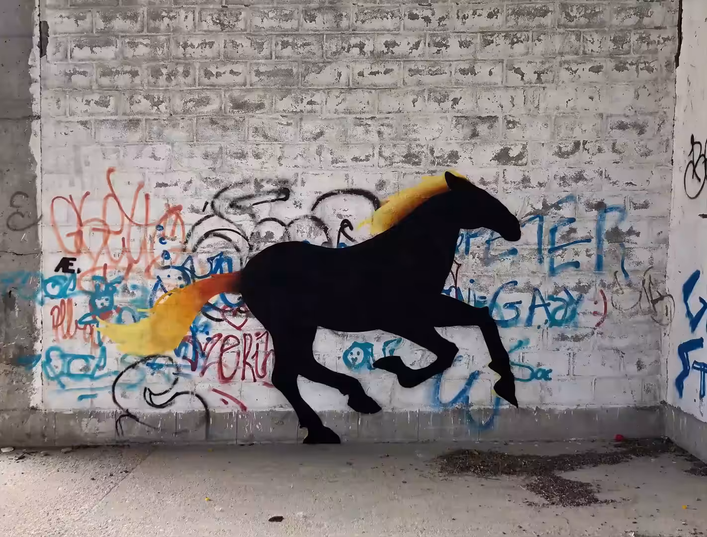 Running horse #1
