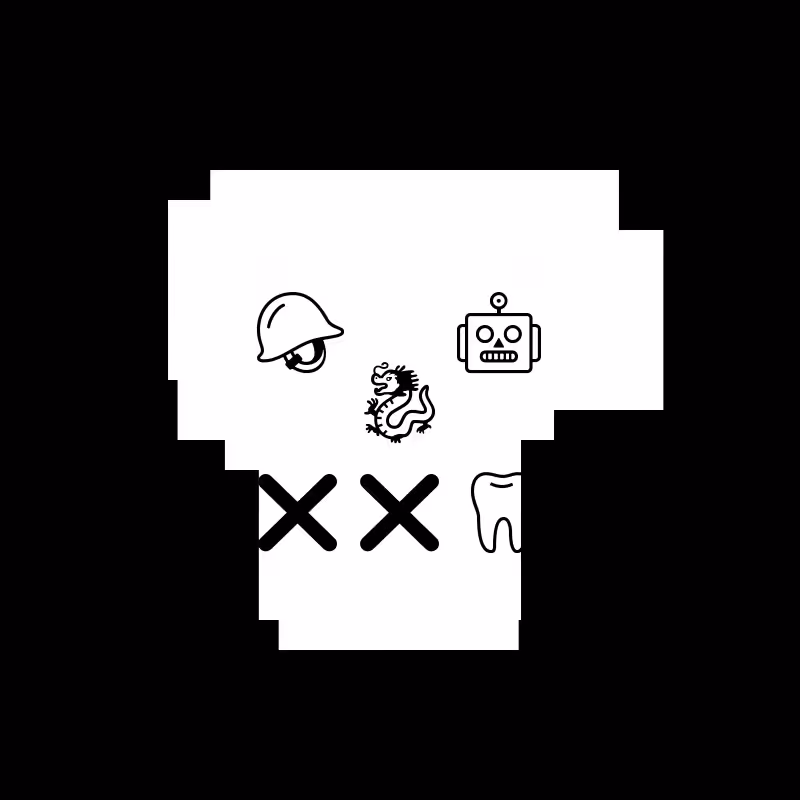 NotSkull(B&W) #84