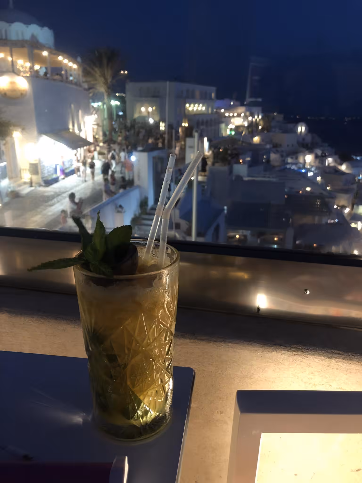 Twilight Toasts in Santorini