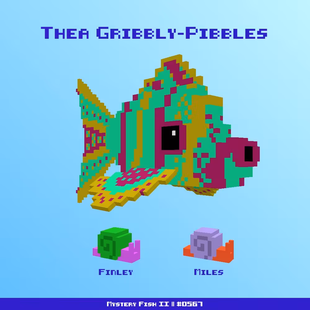 Thea Gribbly-Pibbles :: Mystery Fish 0567/1000
