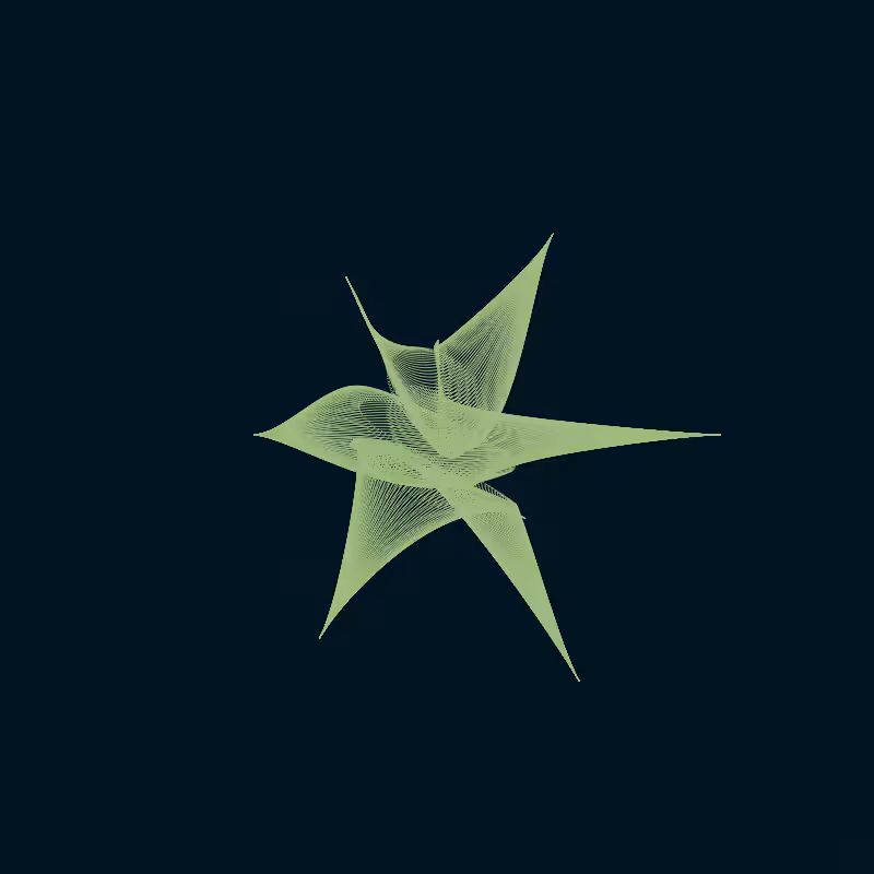 Bezier Stars #8