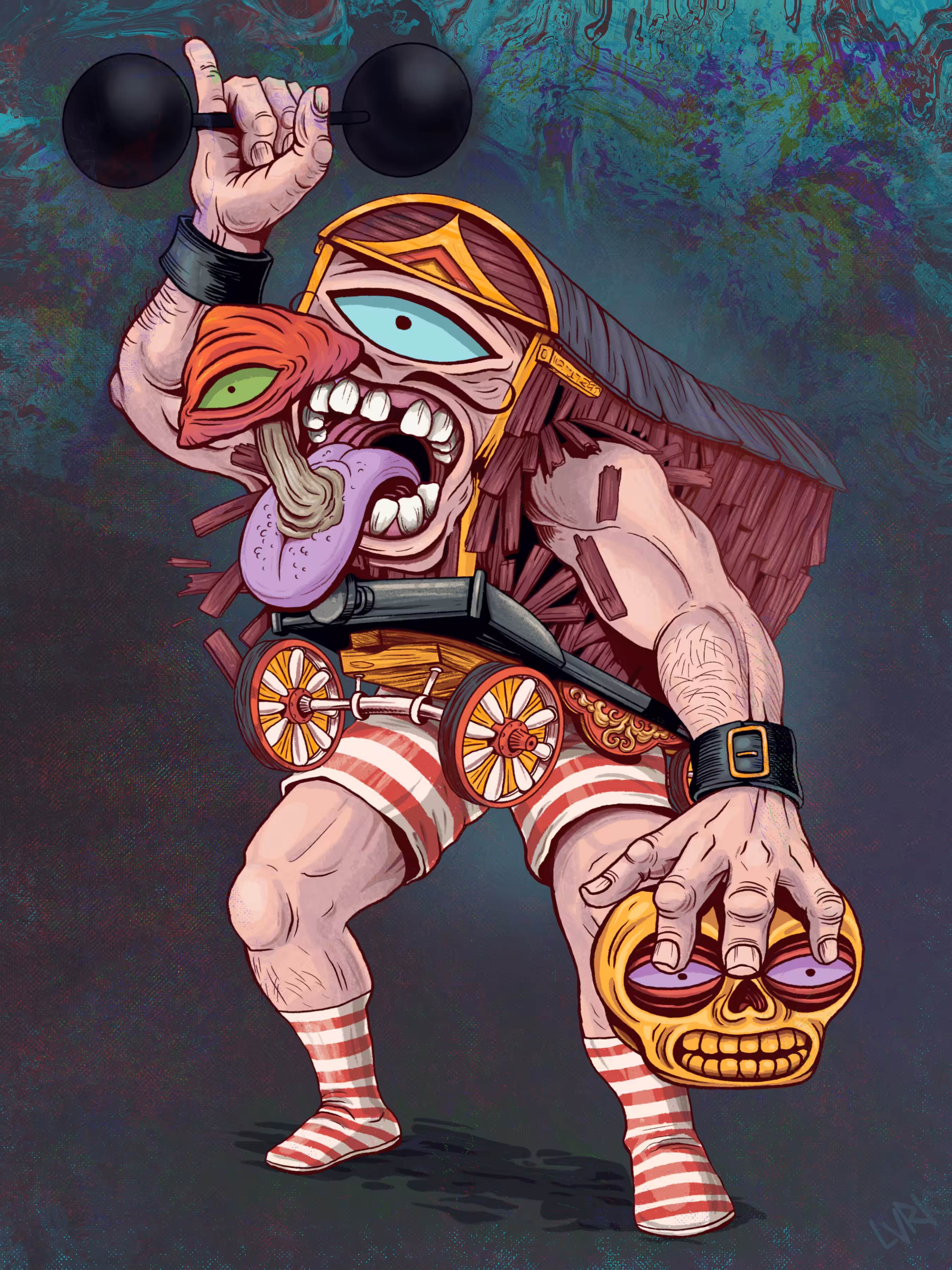 The Strong man goes wild