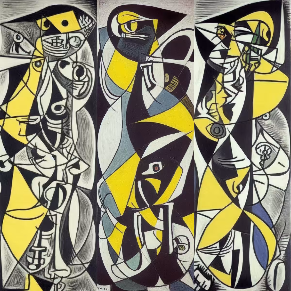 Cubism Dragons #4
