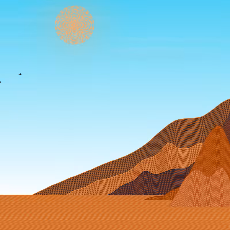 Painted Mountain Sunset #221