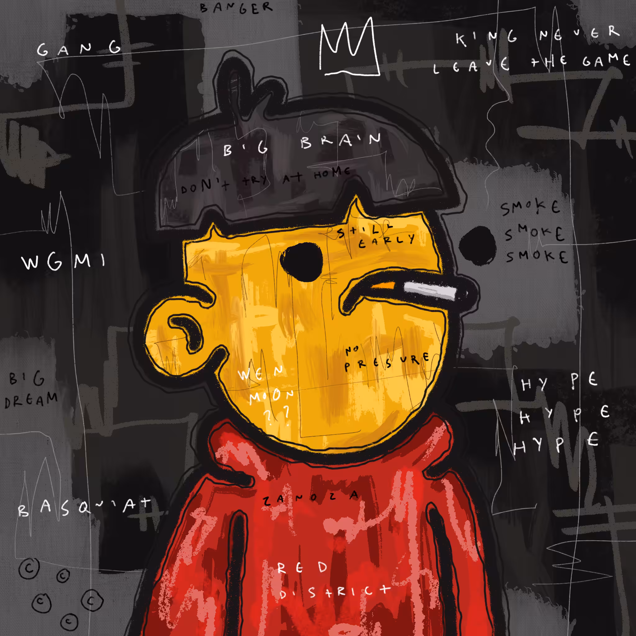 Doodlesquiat #99