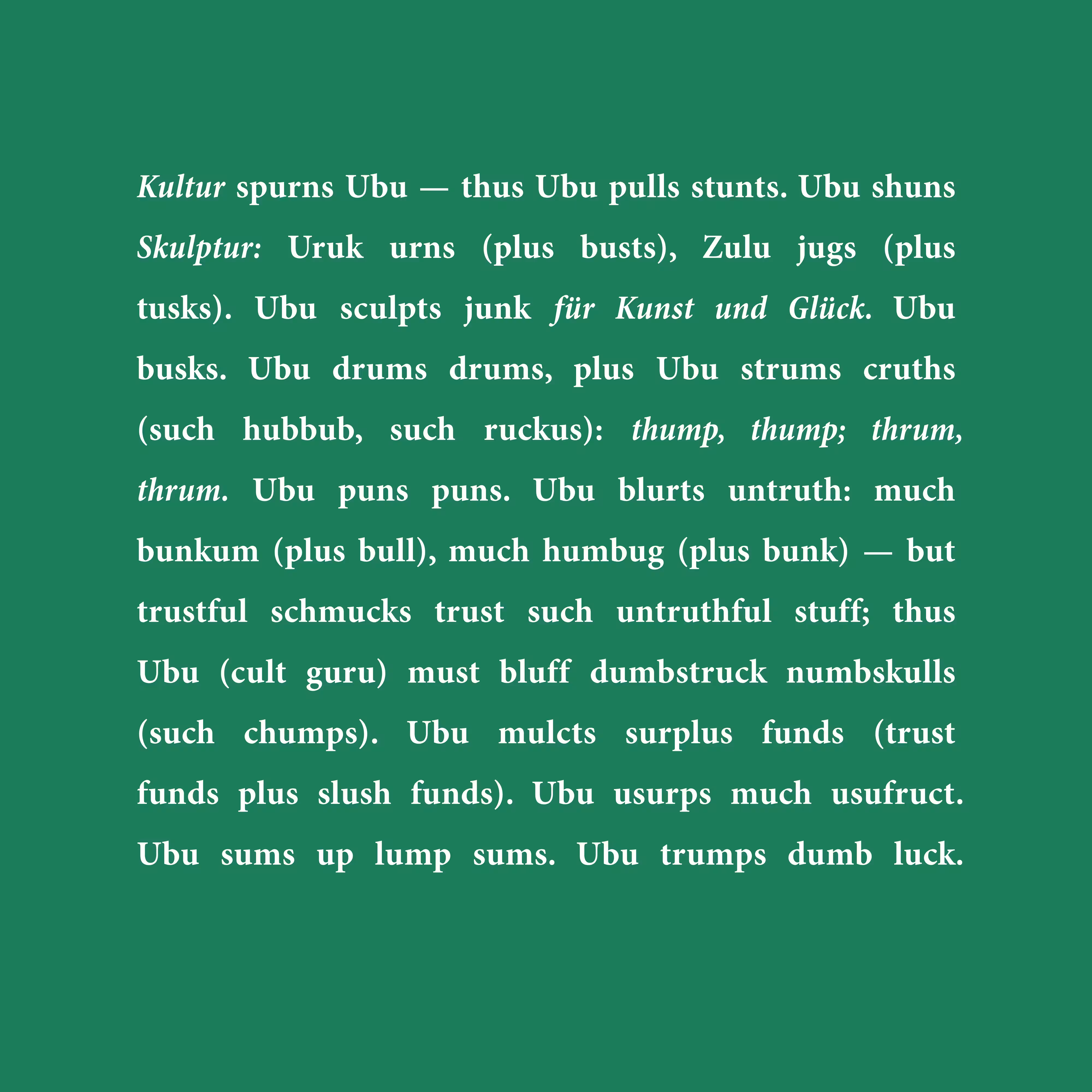 CHAPTER U – #01