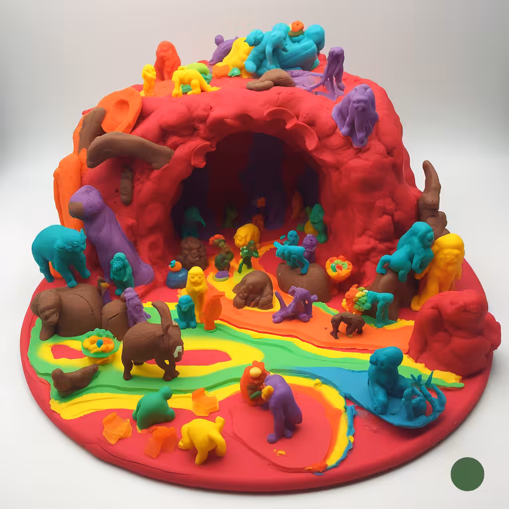 play-doh's cave