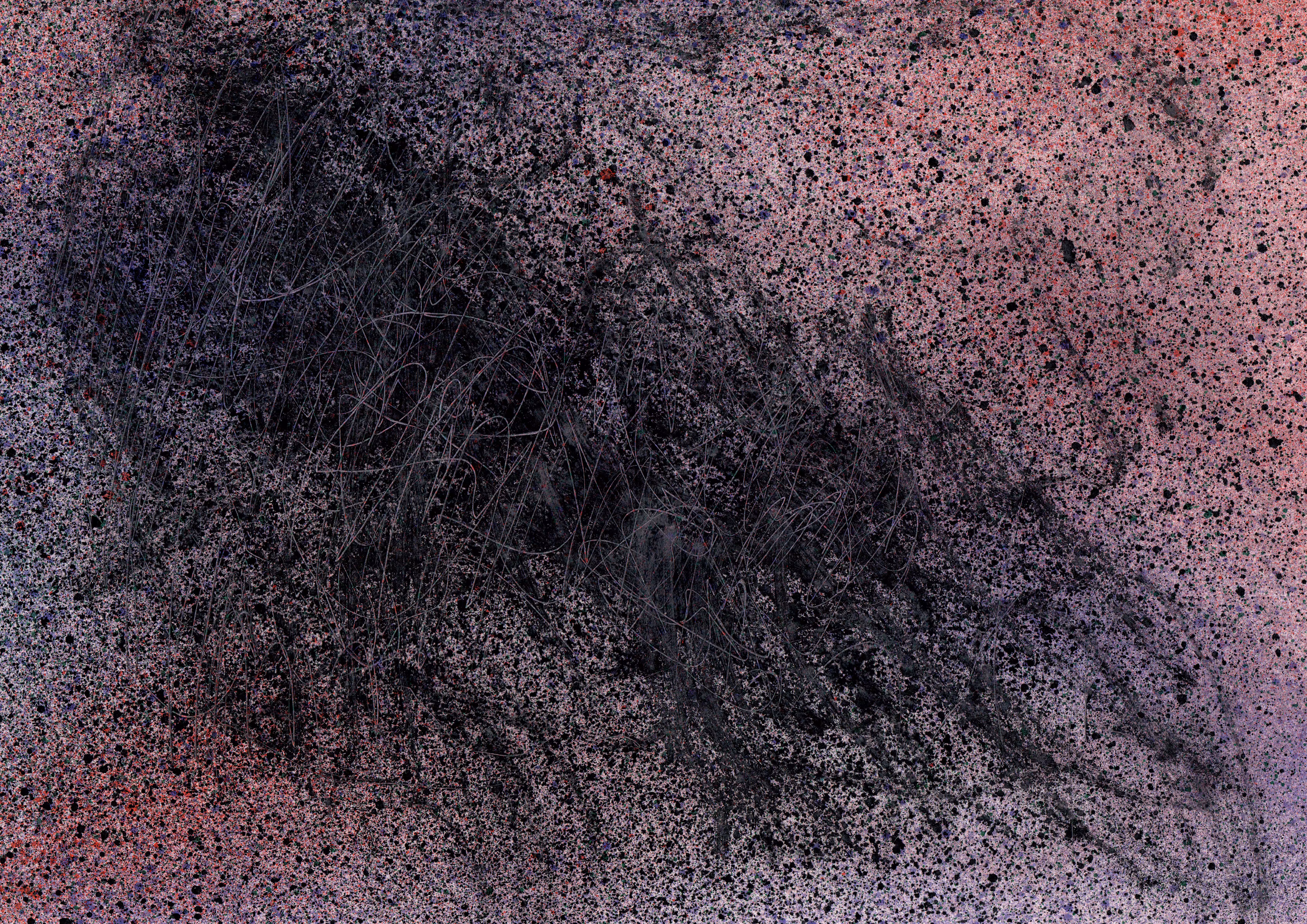 Abstract in Red and Black