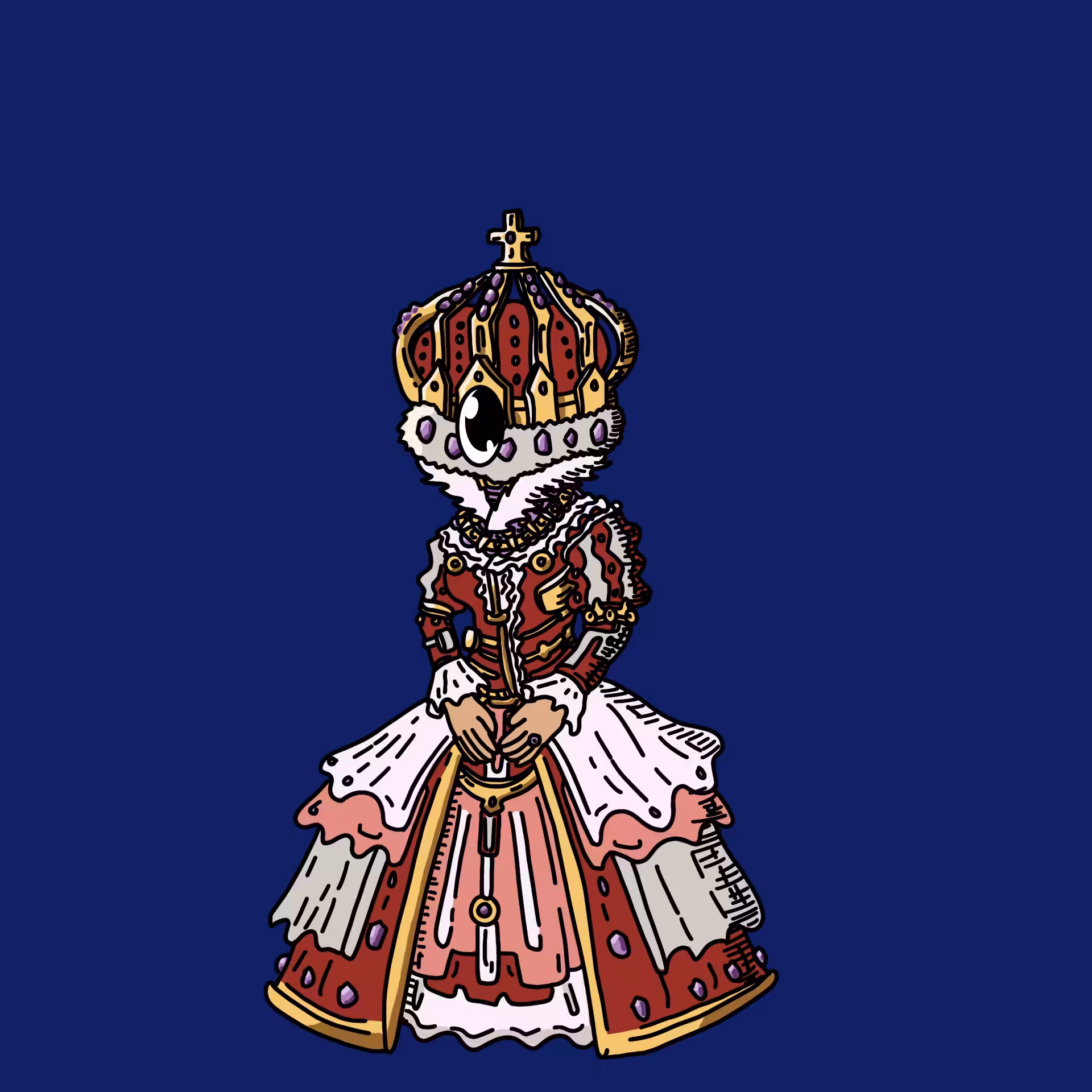 !!OEG migrate to new contract!!: Queen one eyed guy #00199