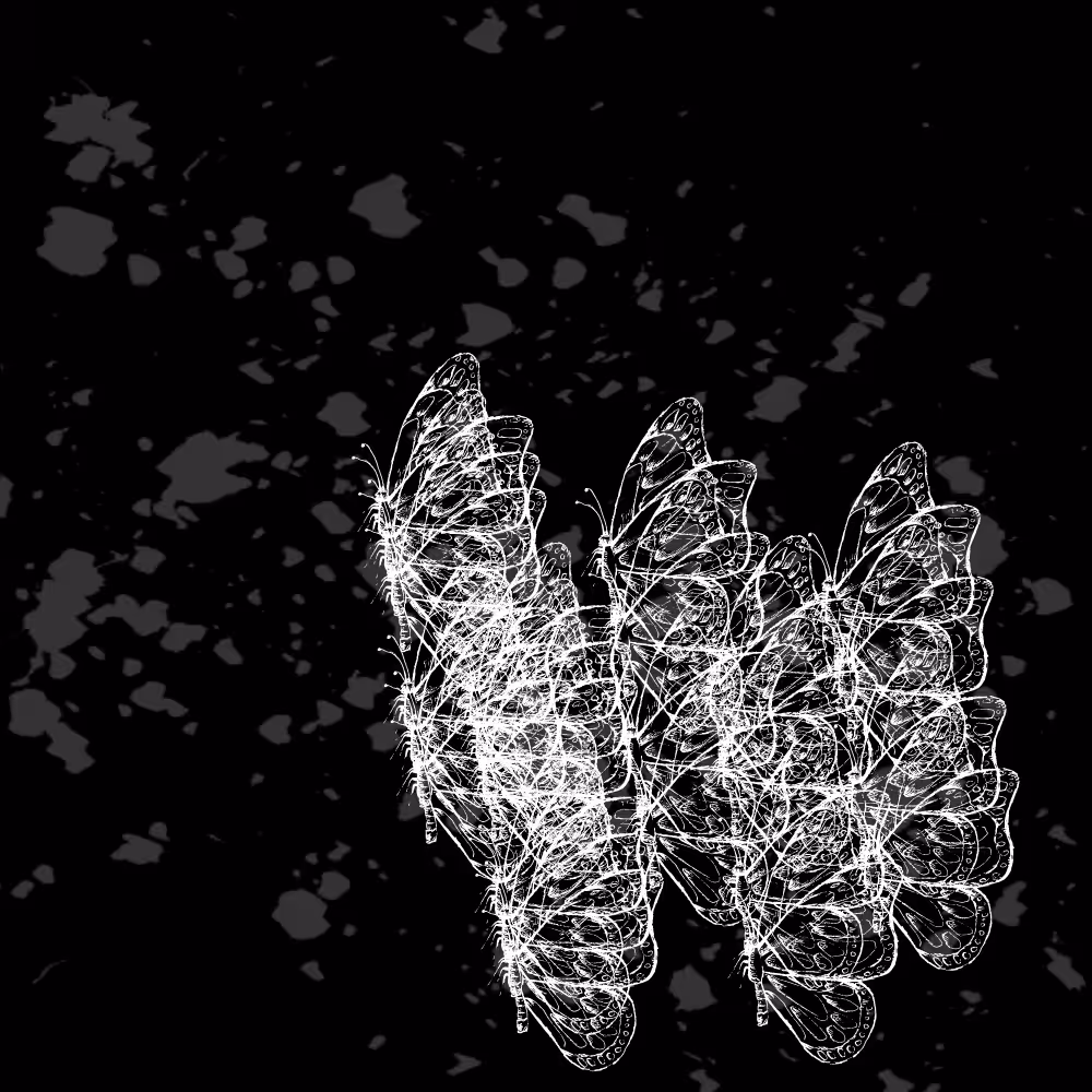 #19 Glitched Butterflies Glitched World