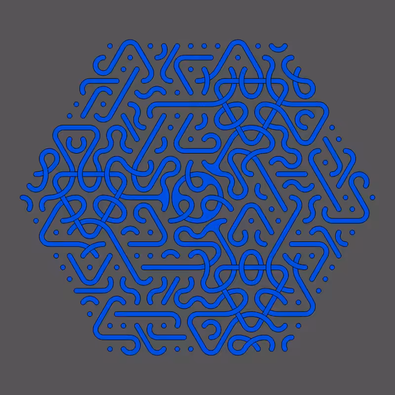 Threefold Symmetry - Dark Variations #339
