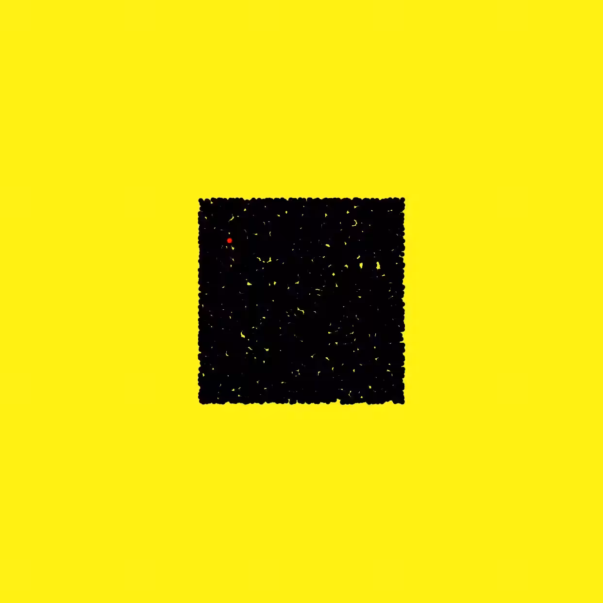 10k Black Dots, One Red One And A Square