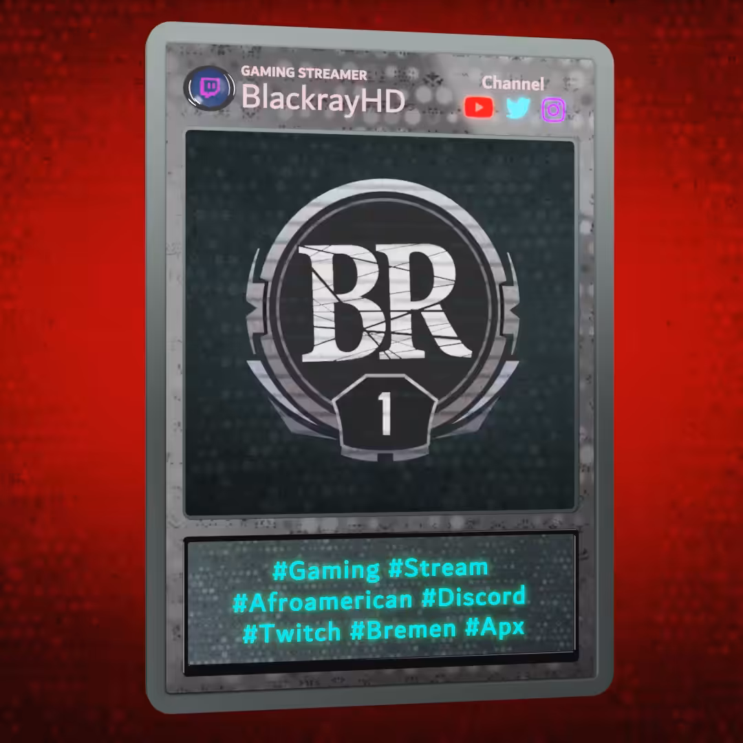 Silver Badge Card 