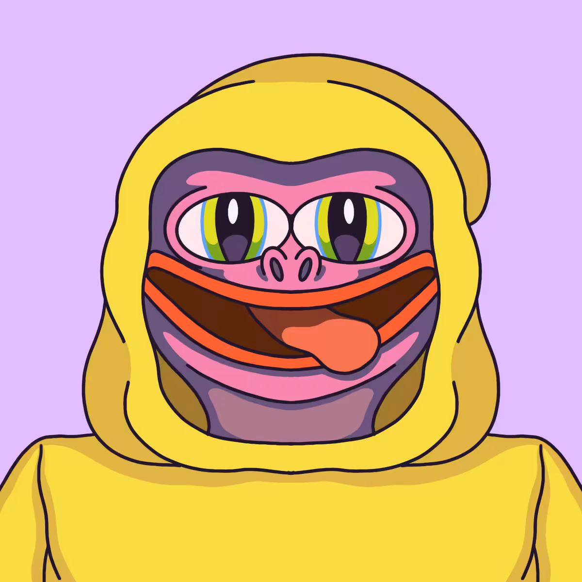 |Hedz| Pinkpartyfrog Yellowhood