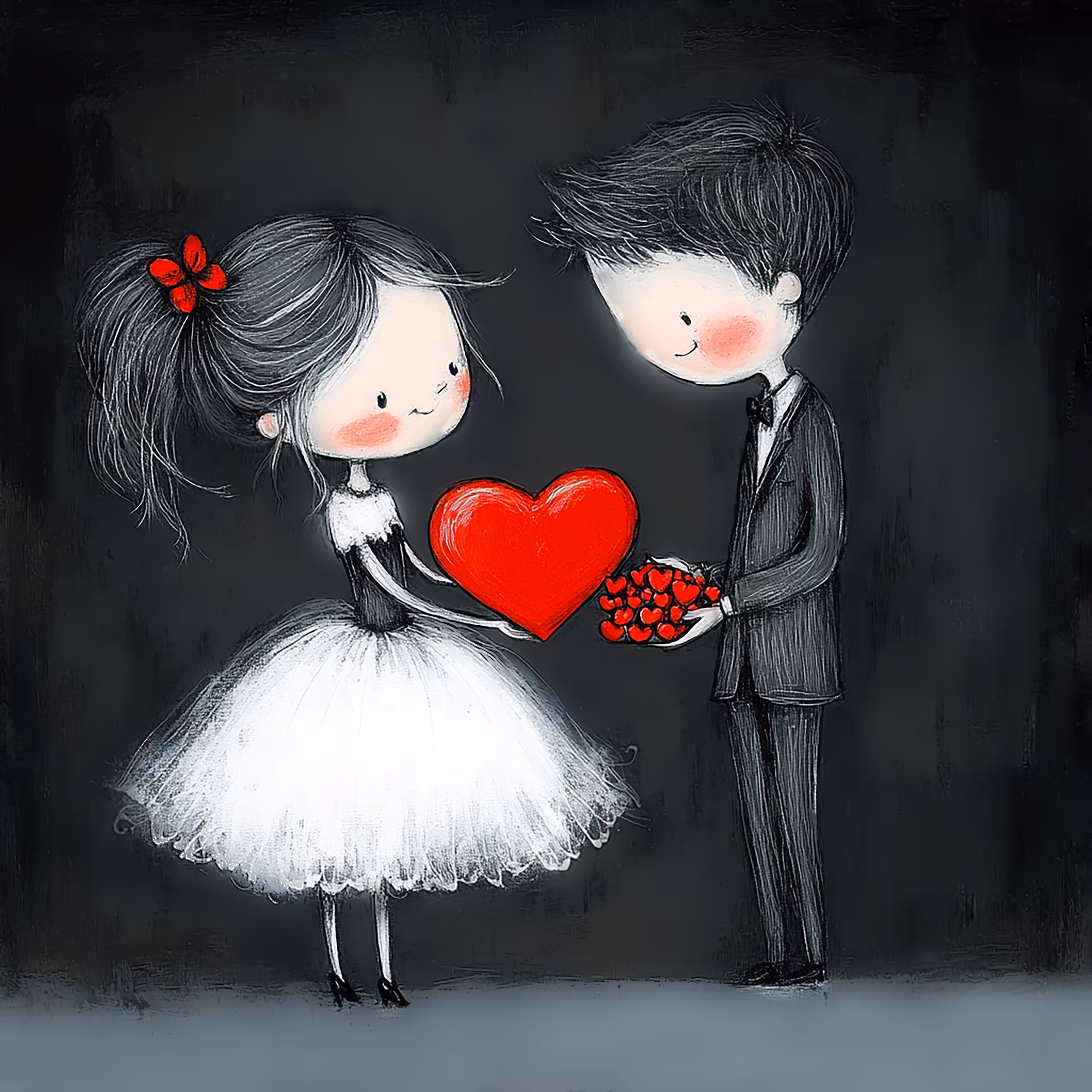 The art by Anna A: Be my Valentine 