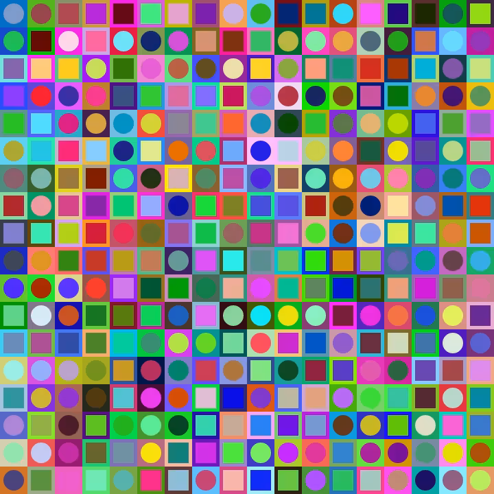 Square Dot Composition #155