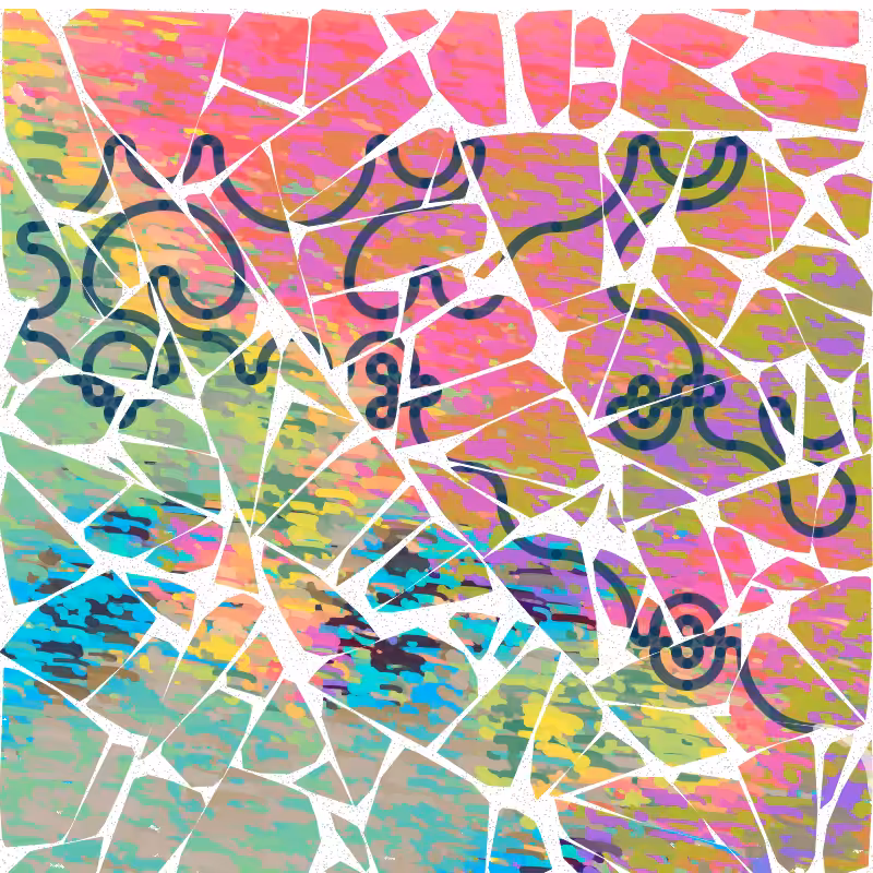 Tessellis - Gaudi style generative mosaic #10