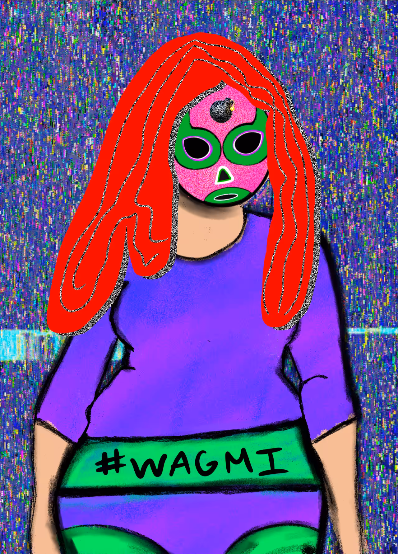 NFT luchadora #116