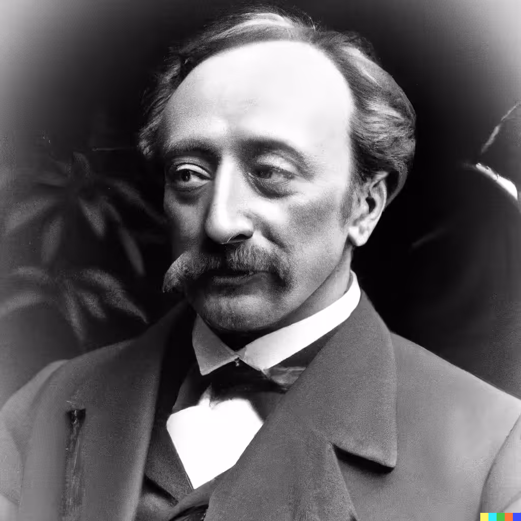 Portrait of Gérard de Nerval by Nadar
