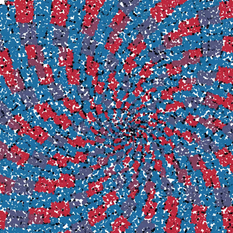 Mosaic or stained glass drops #1