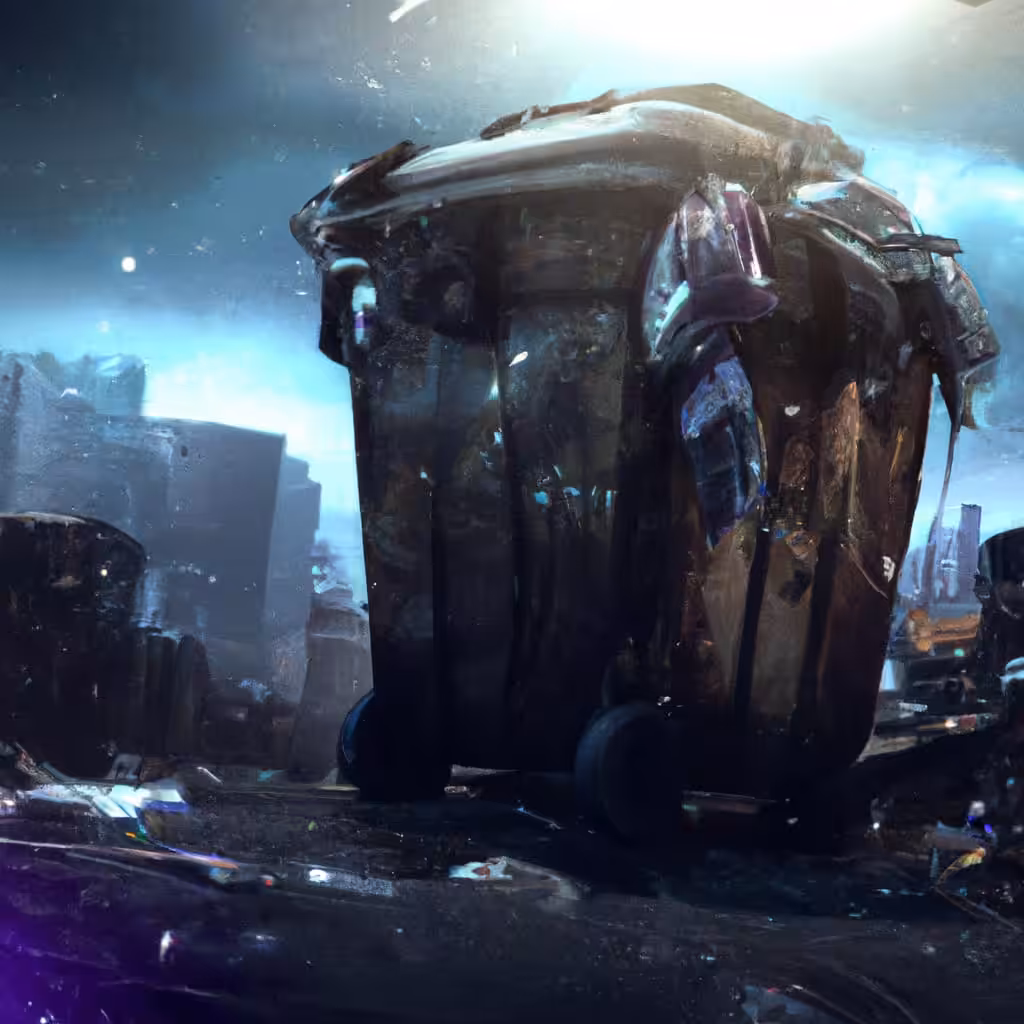 Giant Trash Bin