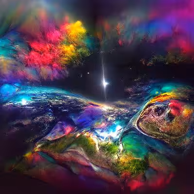 Space View of Shining Star