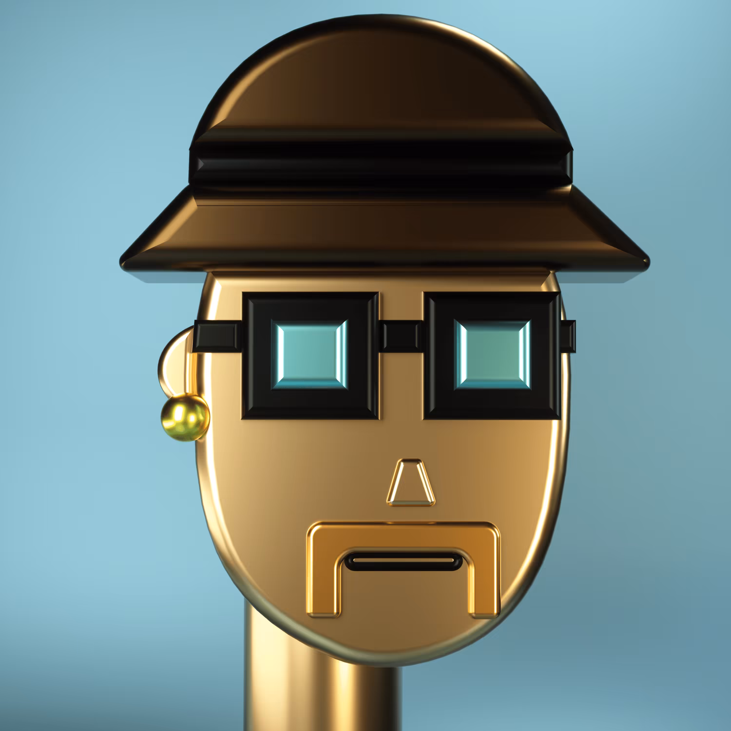 3D Chrome Punk #0879