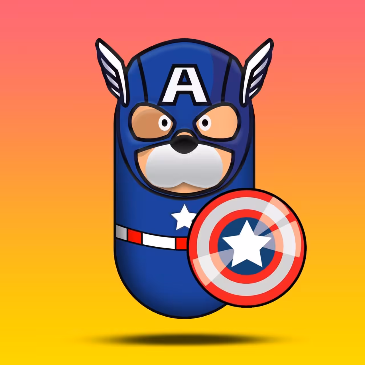 Captain America The DOG