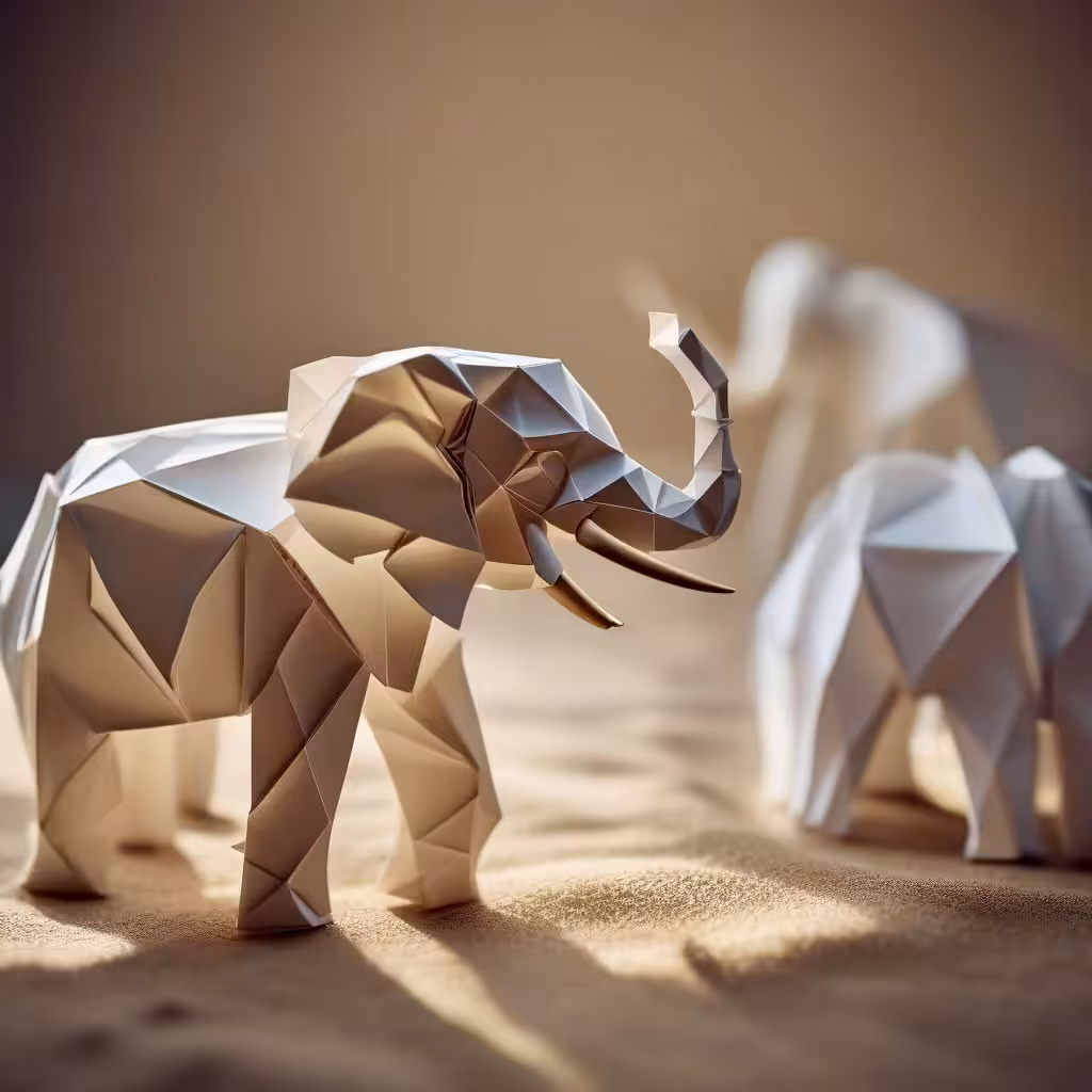 Origami Nature Sketches