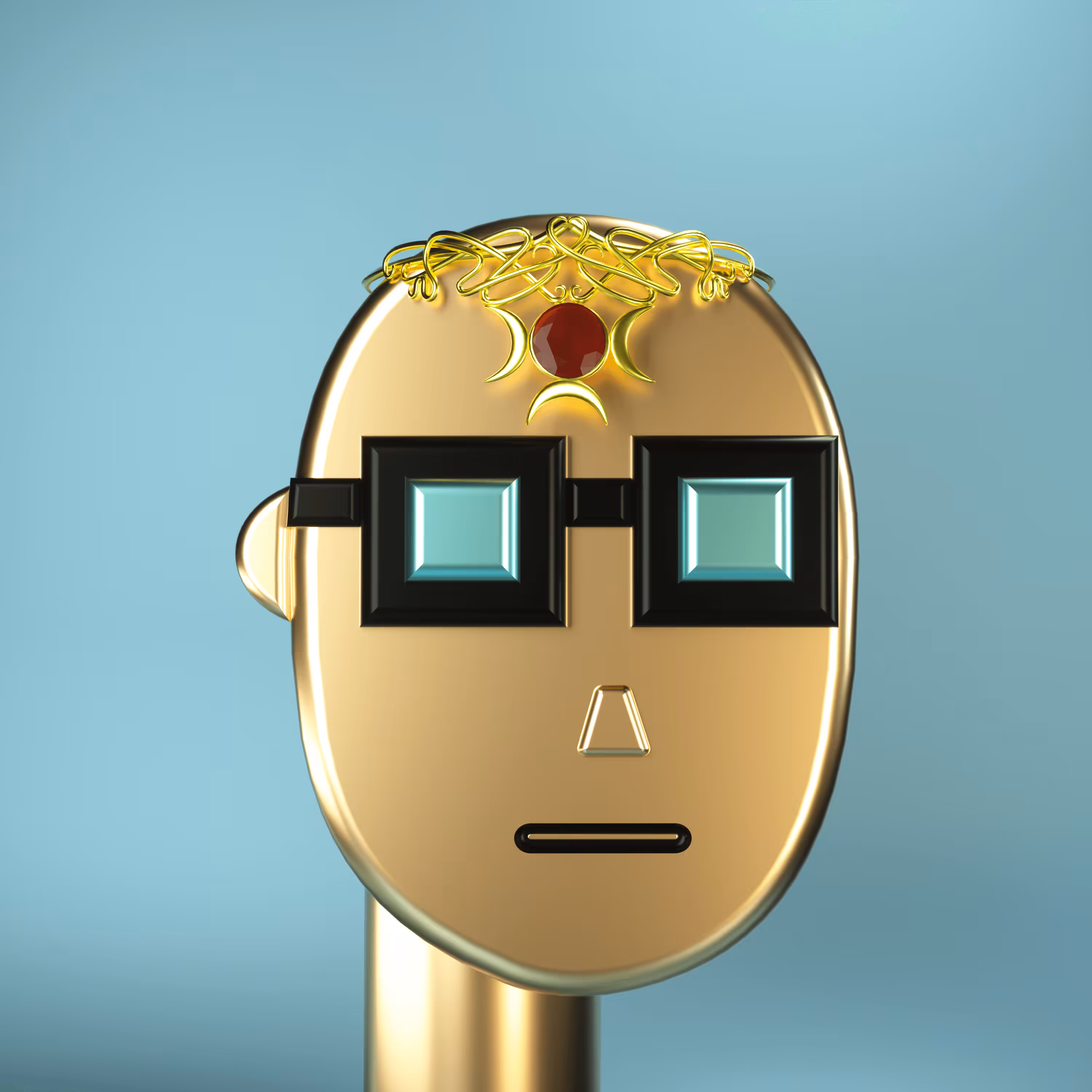 3D Chrome Punks: 3D Chrome Punk #0116