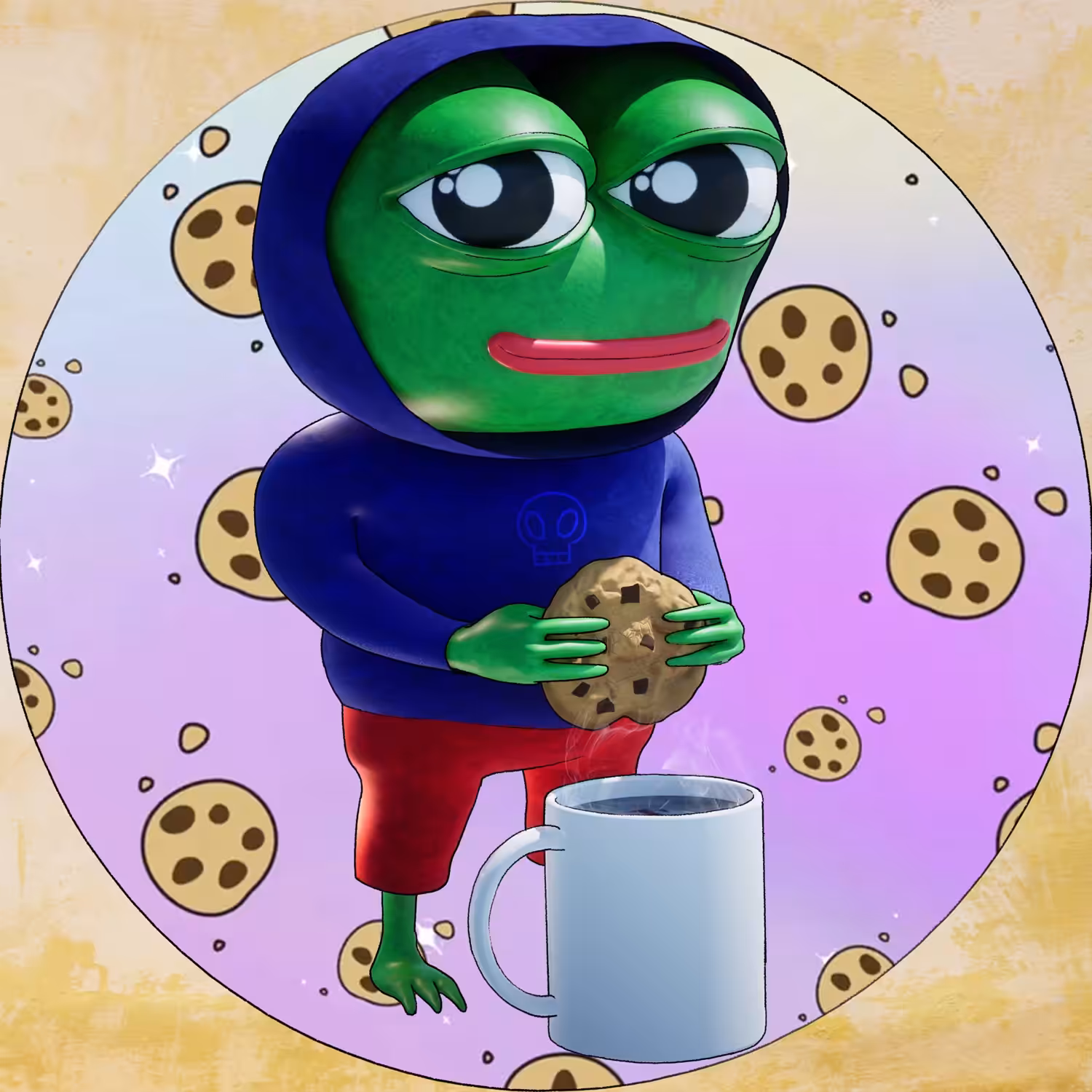 COOKIE PEPE SKULL