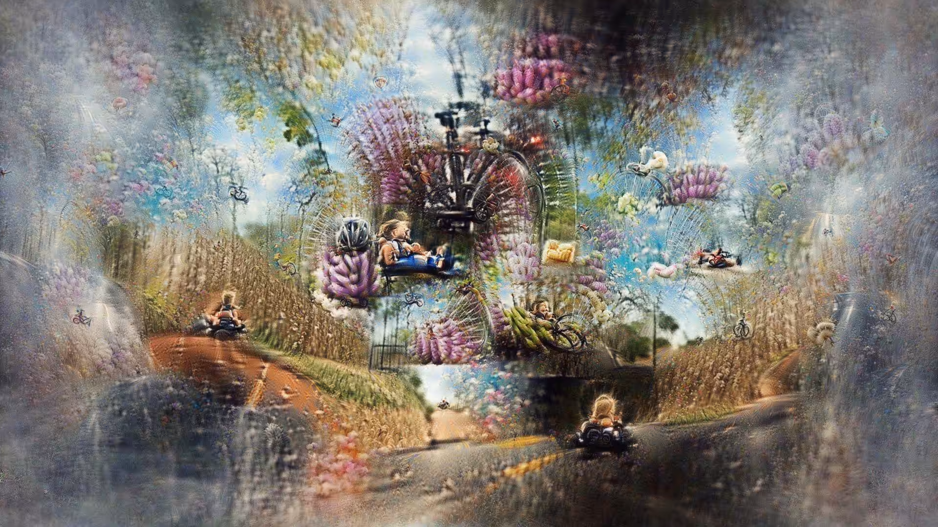 Breath in breath out and enjoy the little things in your life it's just a ride