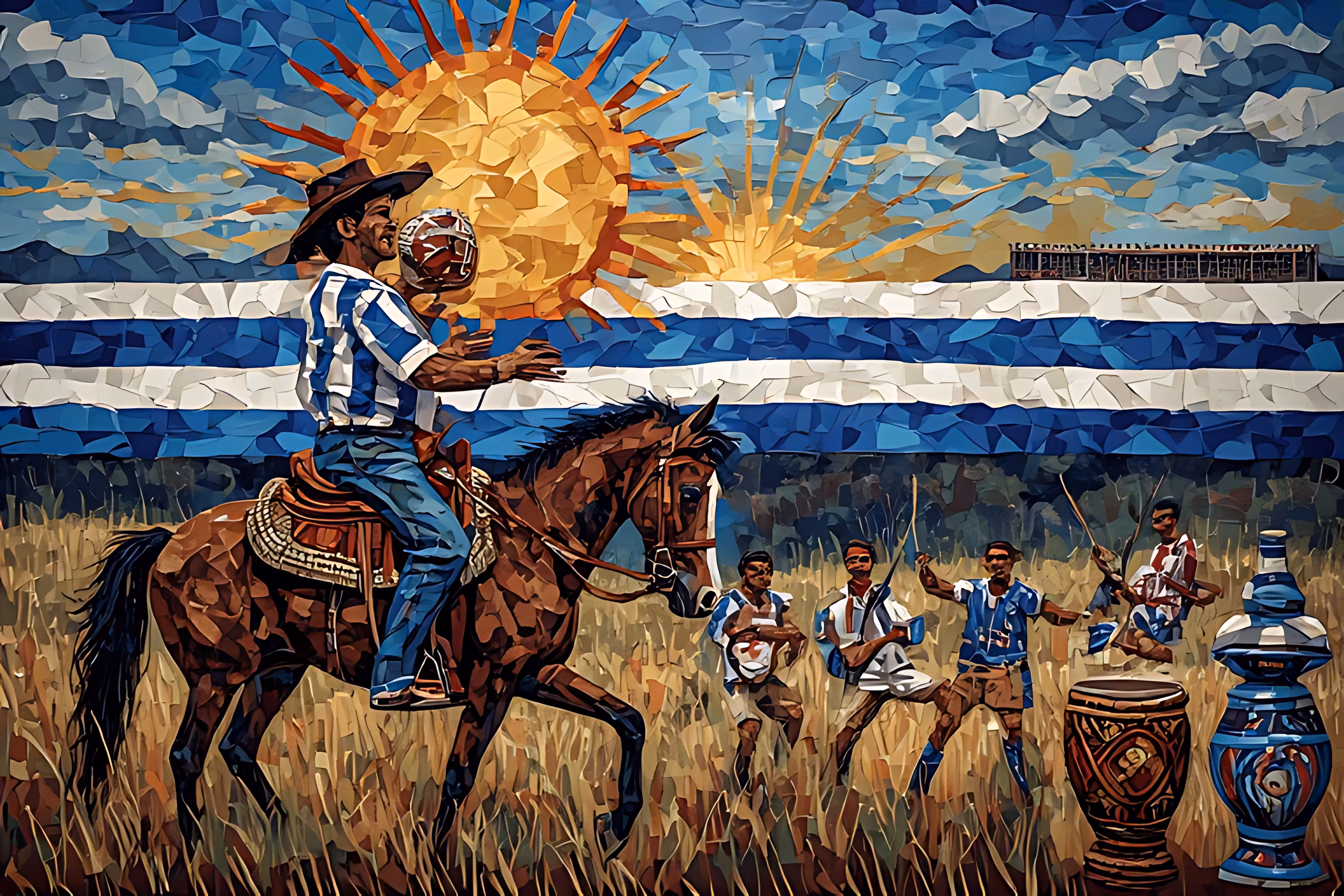 2026 WORLD CUP: 48 NATIONS | NFT COLLECTION: Uruguay: Charrúa Grit Under the May Sun