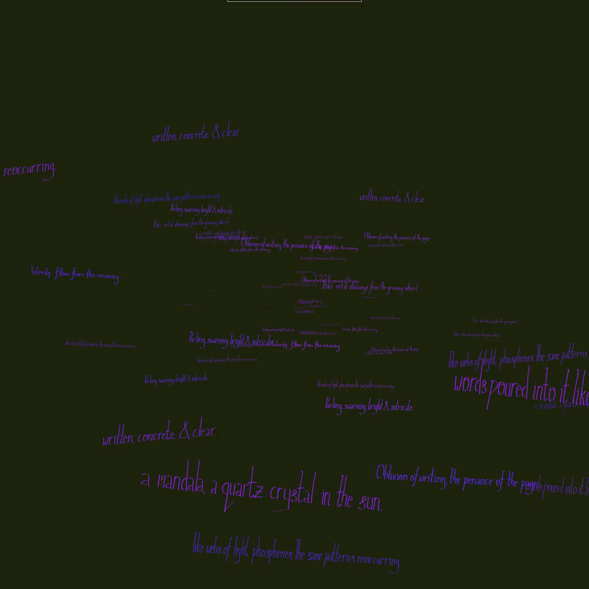 Wordflow #25