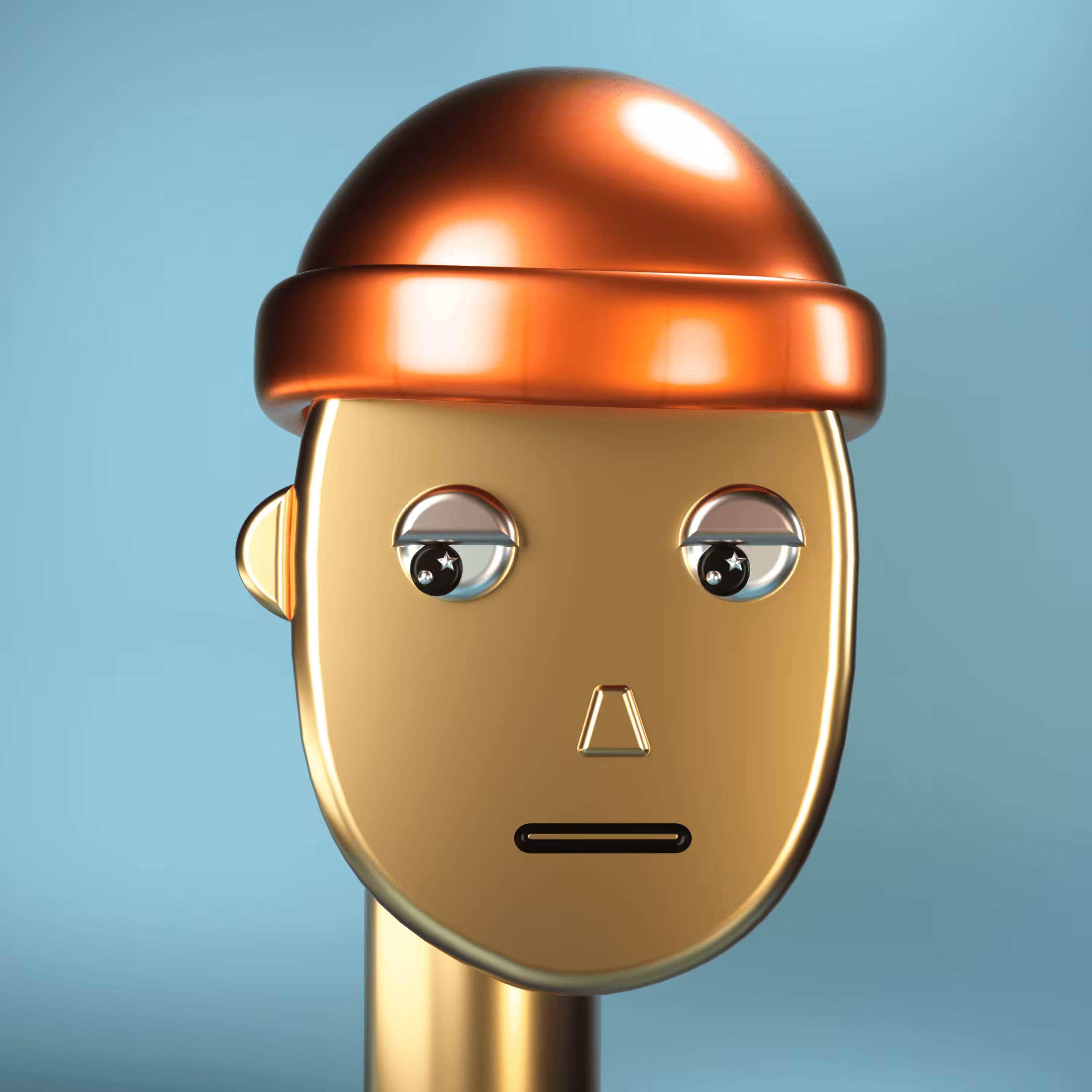 3D Chrome Punk #0178