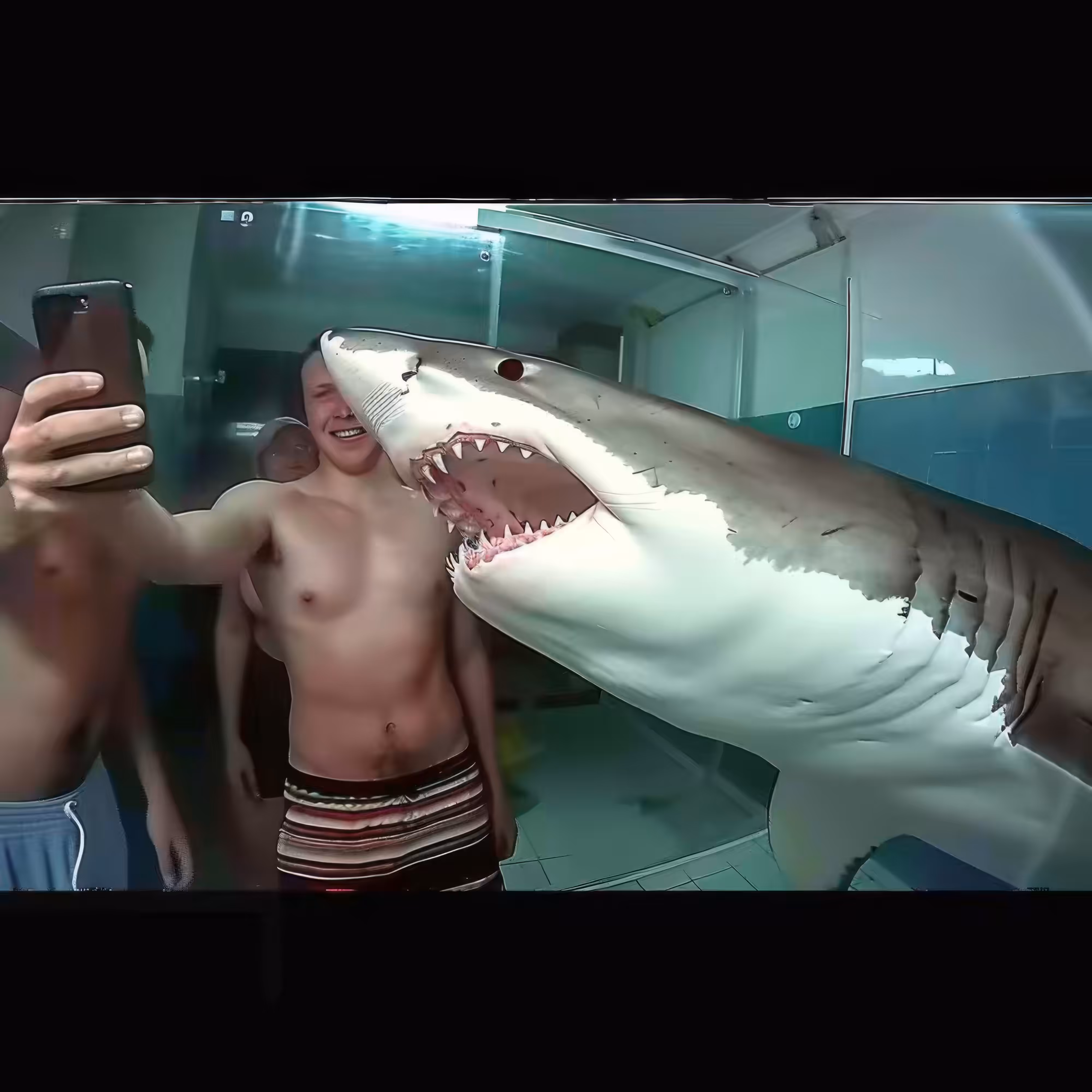 BAD JPEGs: Shark-Selfie