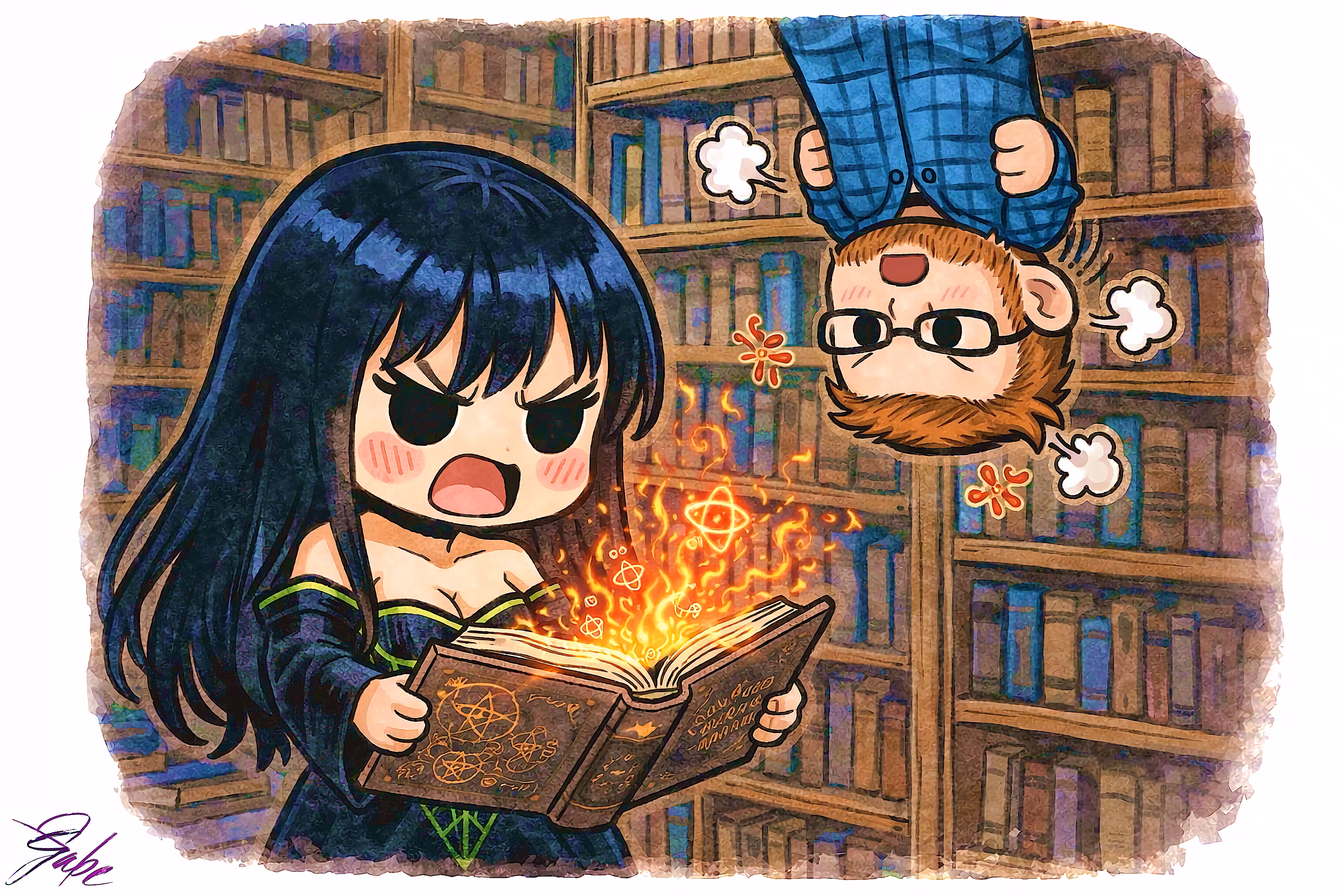 Dove VS Jarkko: Library Punishment