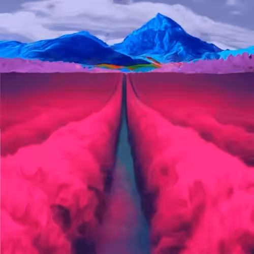 Generated Glitch Landscape #298