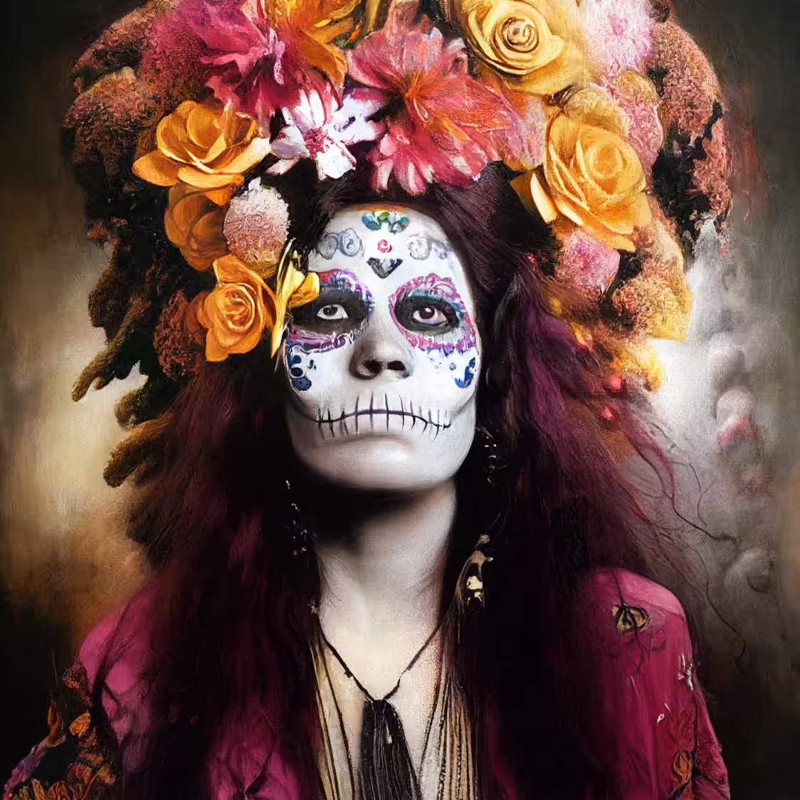 Celebrity Sugar Skulls - Janis