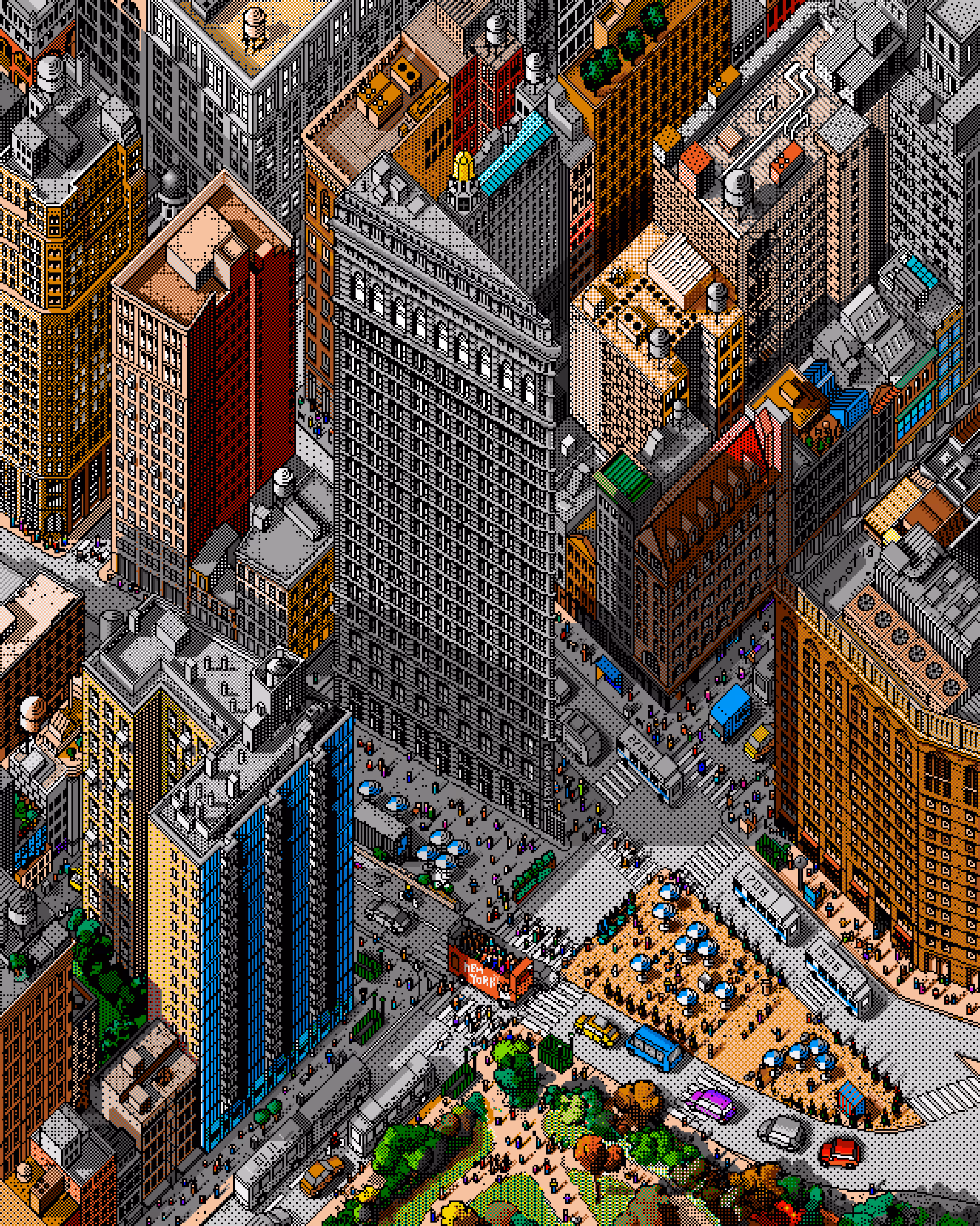 Amiga Art: Flatiron in Color
