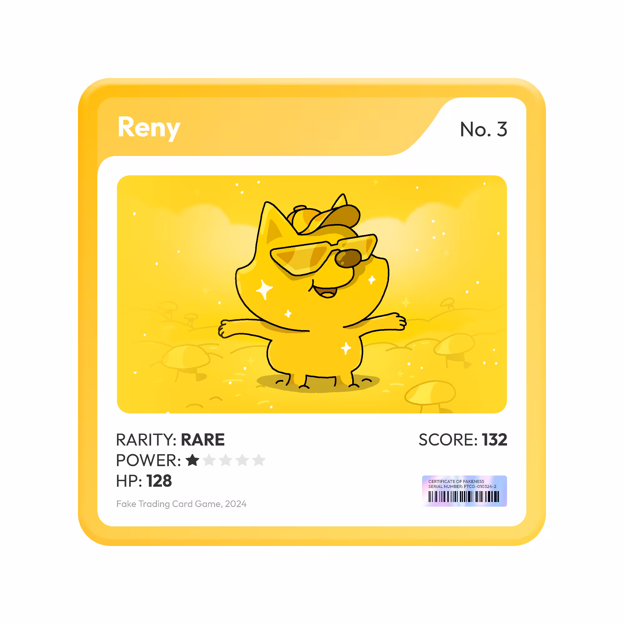 Fake Trading Card Game