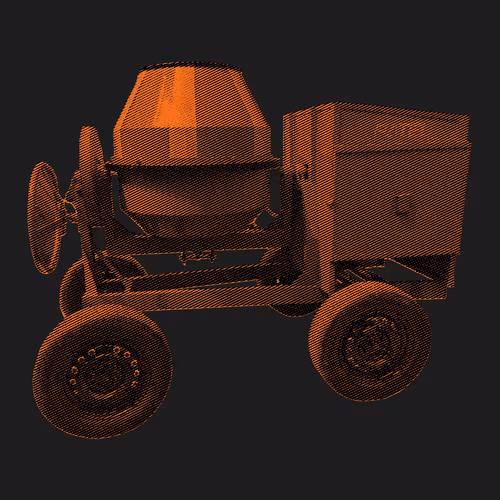 concrete mixers: Concret mixer VII