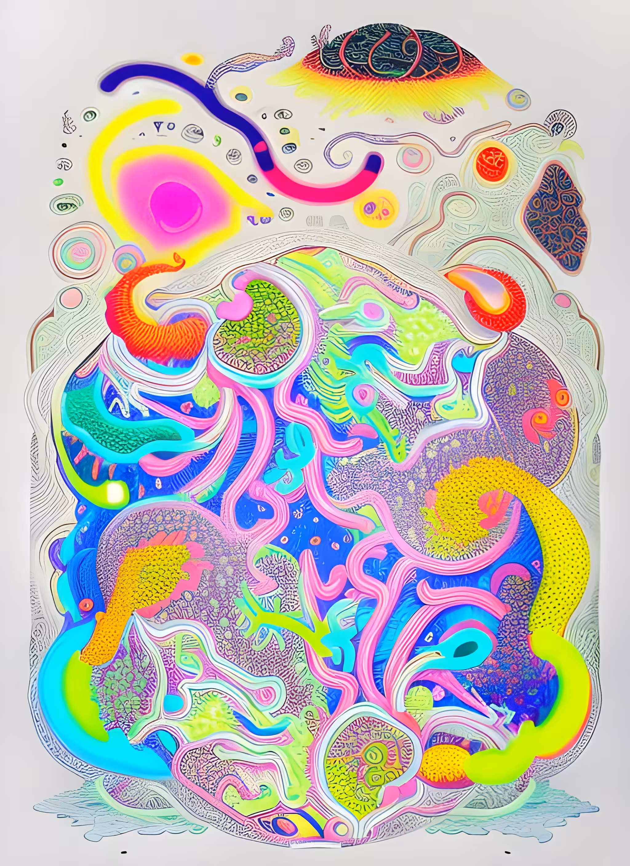 A new universe emerged during a butterfly's travel from next door magnolia tree to the sidebar of the computer no 1