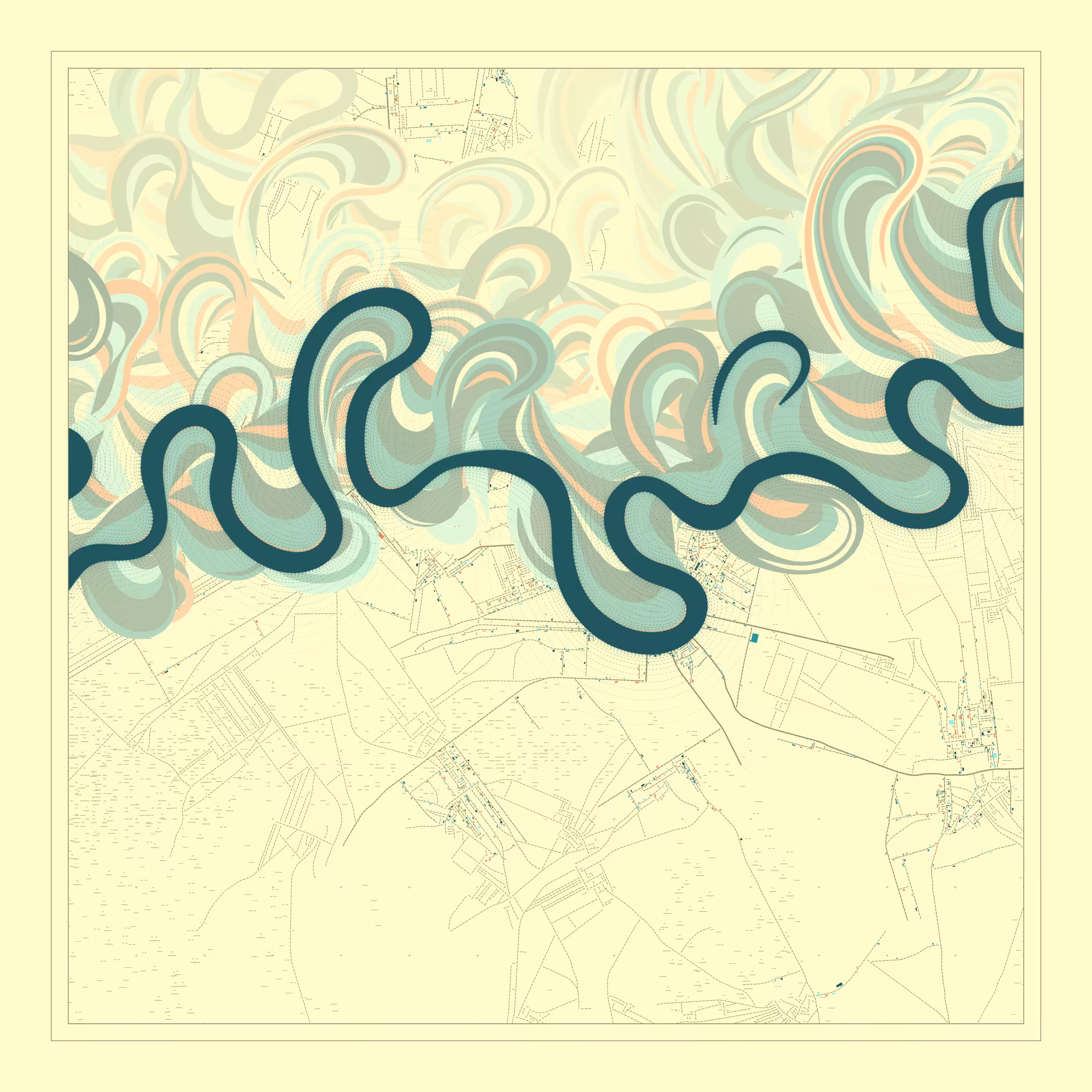 Ancient Courses of Fictional Rivers #20