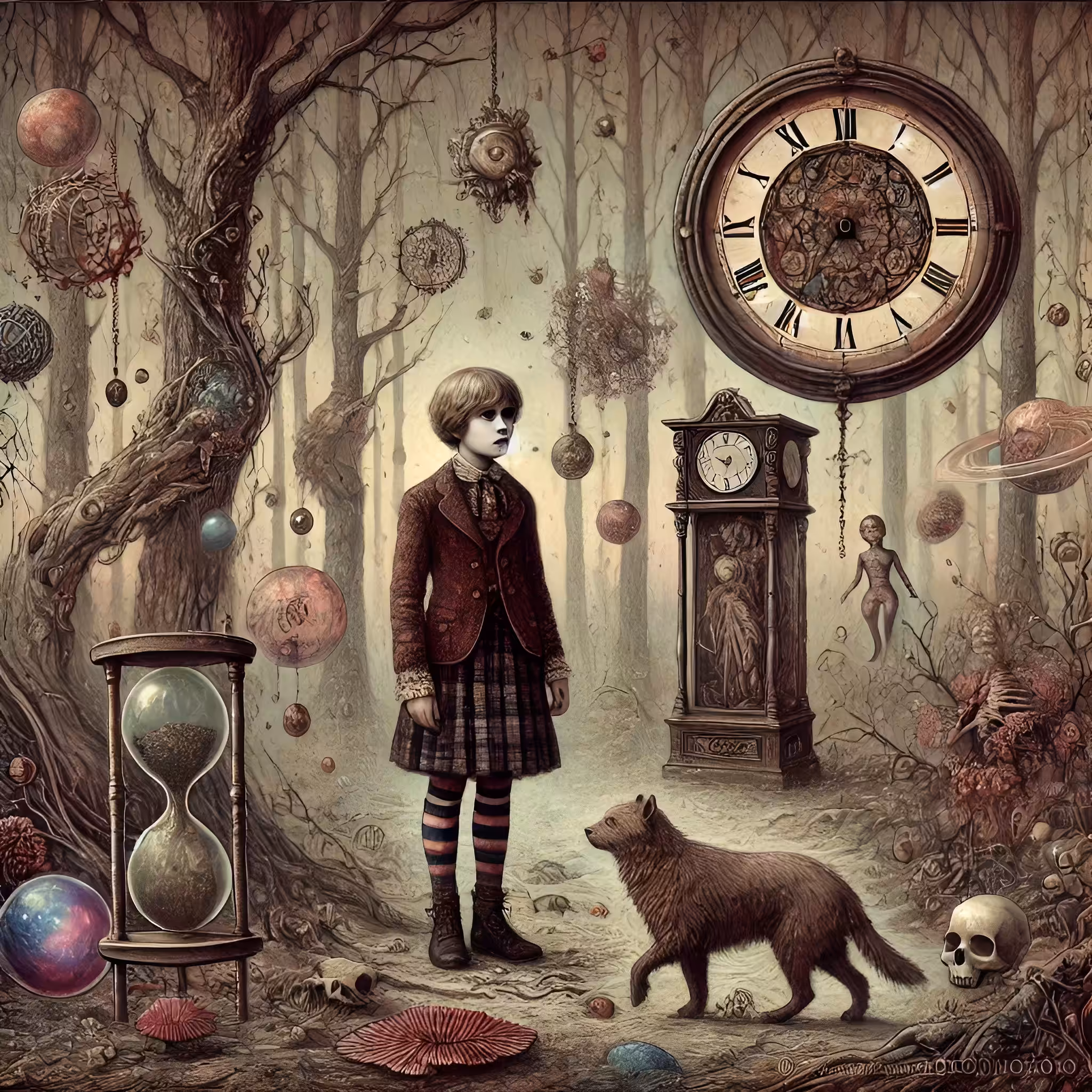 Kamrani Drawings: Echoes of Time and Innocence
