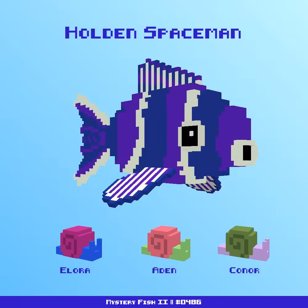 Holden Spaceman :: Mystery Fish 0486/1000 
