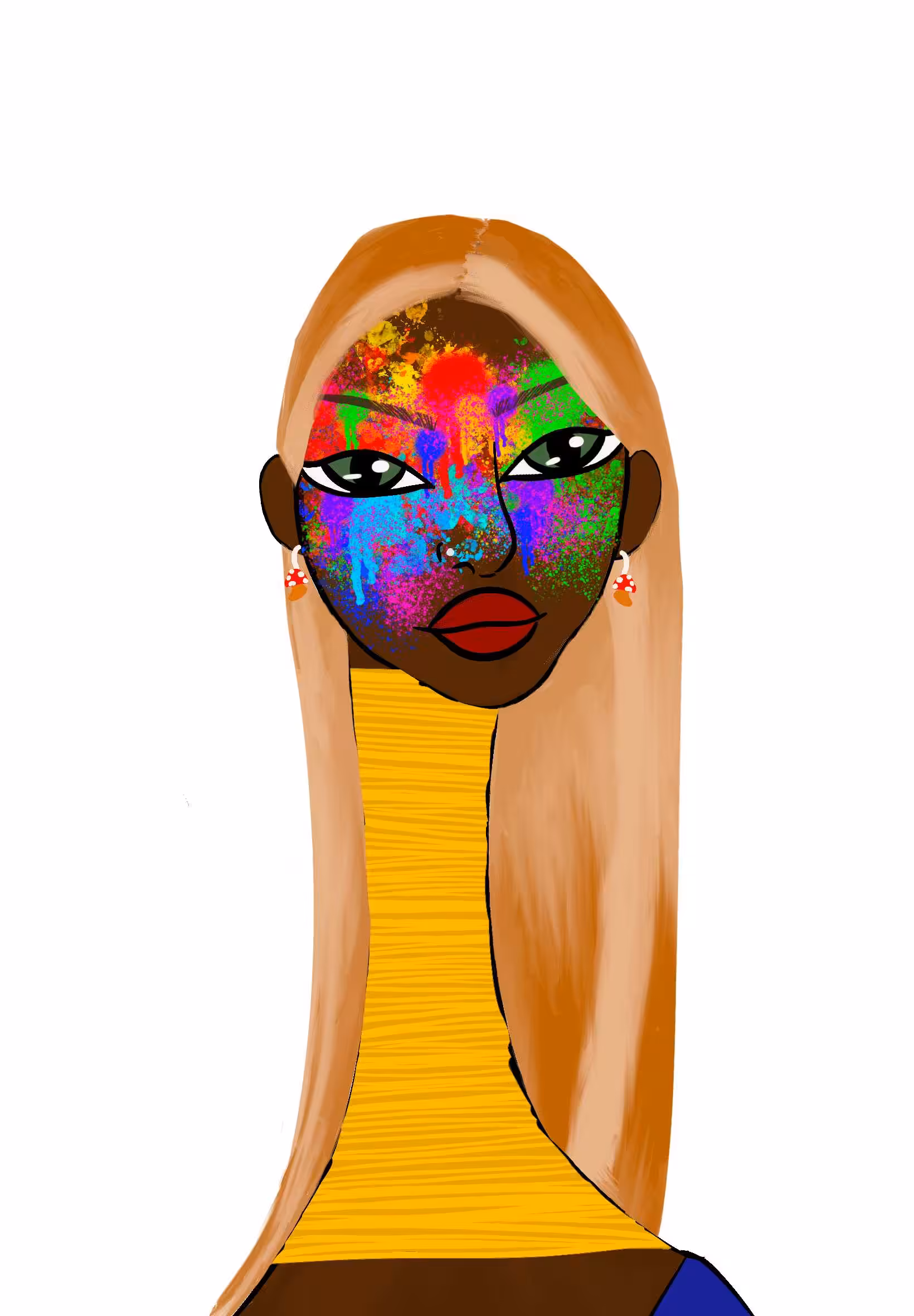 Long Neckie Lady #1258