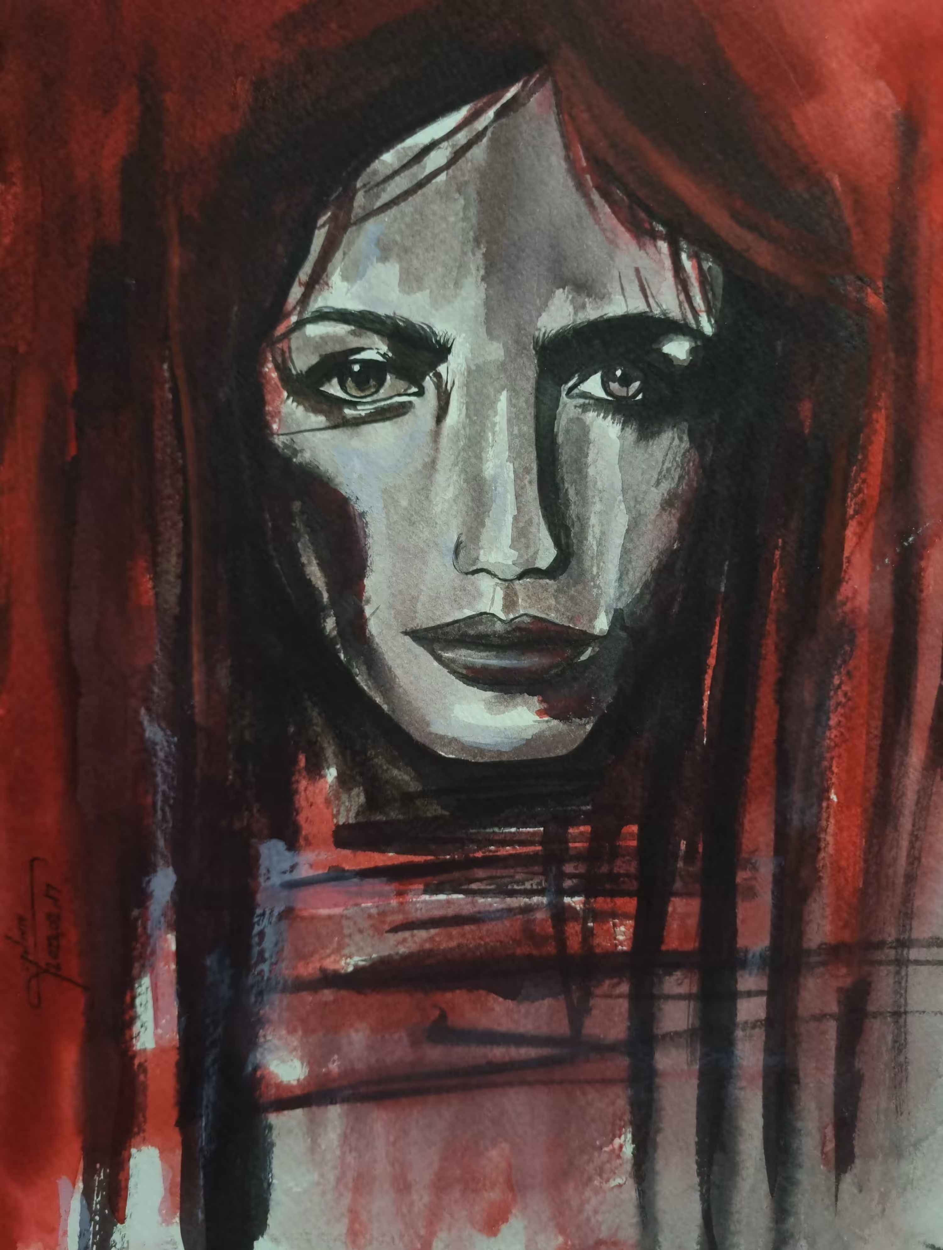 The Woman in Red