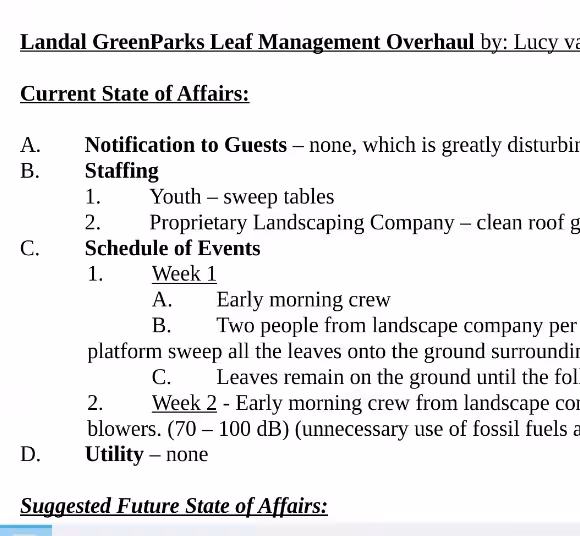 .23 Landal GreenParks Leaf Management Overhaul by: Lucy van Delft (dutch & english pdf)