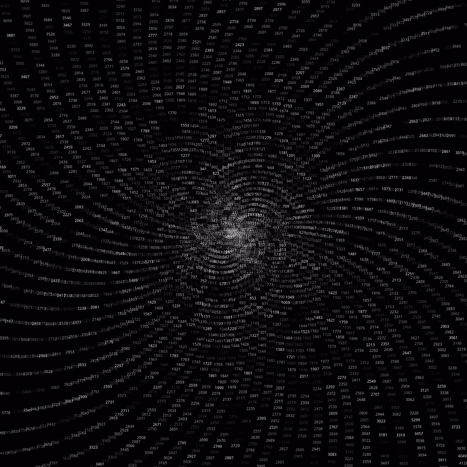 Polar Plot of Numbers #274